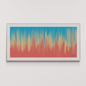Flame Abstract | Modern Wall Art Decor | Minimalist Digital Prints